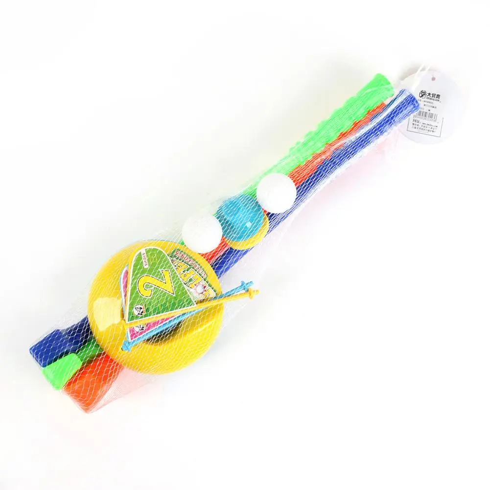 Детский мини гольф клуб мяч флаг набор Профессиональные Дети Открытый Гольф