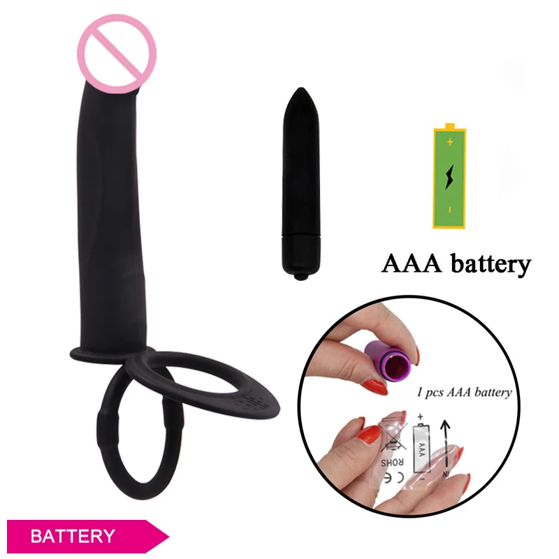 Секс-игрушки для взрослых женщин пар анальная Вагина вибрация с двойным