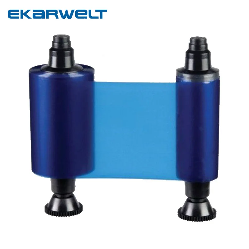 Совместимая синяя монохромная лента Evolis R2012 с принтом 1000 для принтеров Pebble Dualys