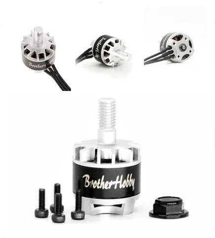 Безщеточный мотор Brotherhobby Tornado T1 1407 3600KV для гоночных двигателей FPV Racer высокое