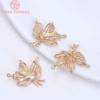 18146pcs 22x24mm 24k champagne gold color plated brass tree leaf leaves charms pendants high quality diy jewelry accessories