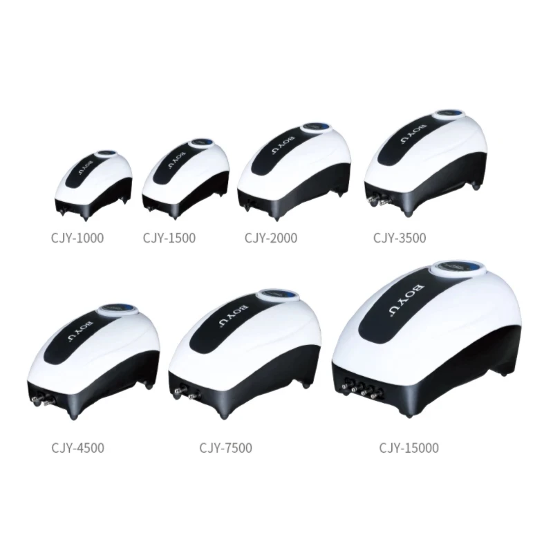 BOYU CJY Серия насоса кислорода 1.7 Вт -12 Вт Ультра-тихий регулируемый воздух для аквариума рыбного пруда аэратор повышает компрессор.