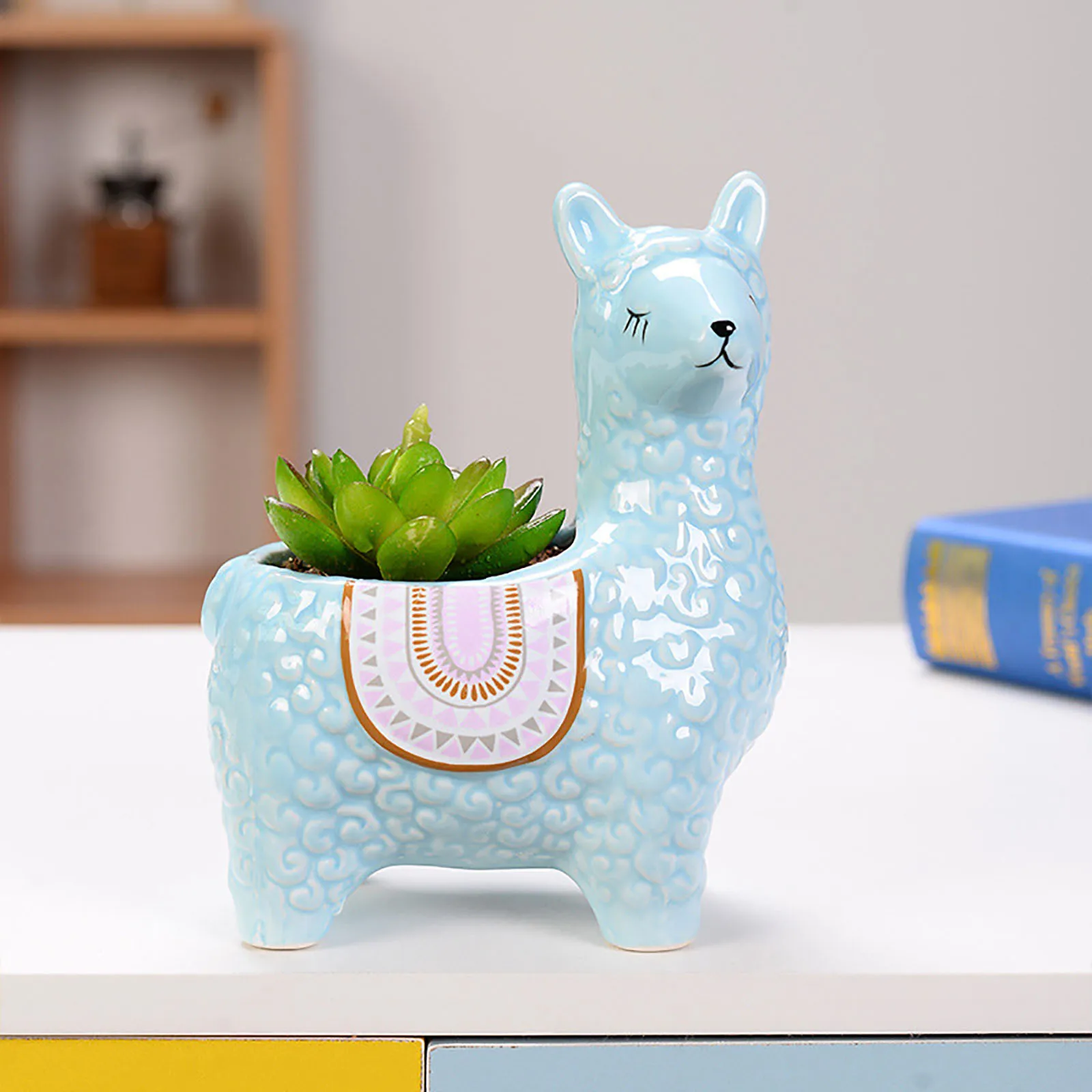 

Cute Ceramic Animal Shape Flower Pots Mini Succulent Pot Desktop Planter Decor Creative Garden Planter Pots For Living Room