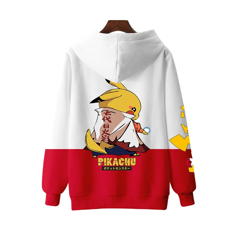 

Cute Pokemon Cartoon Sweatshirt For Girl Hoodies Kids Sweater Baby Girls Tops Boys Zipper Jacket Children's Clothes Thin Coat