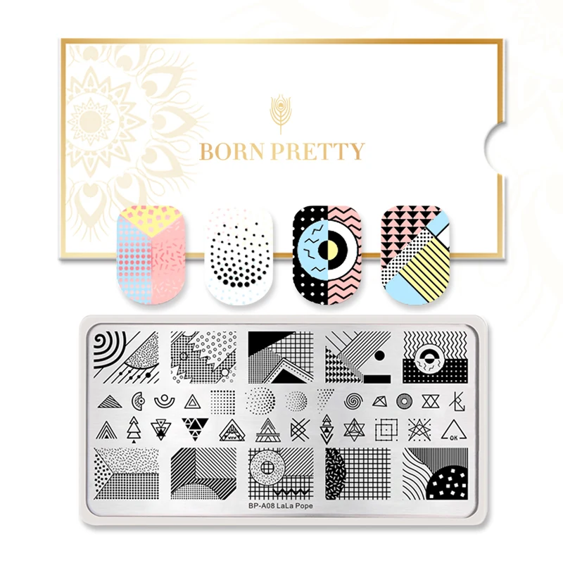 BORN PRETTY ногтей штамповки пластины 12*6 см Животные цветок растения шаблон дизайн ногтей штамп шаблон Лето нержавеющая сталь пластины