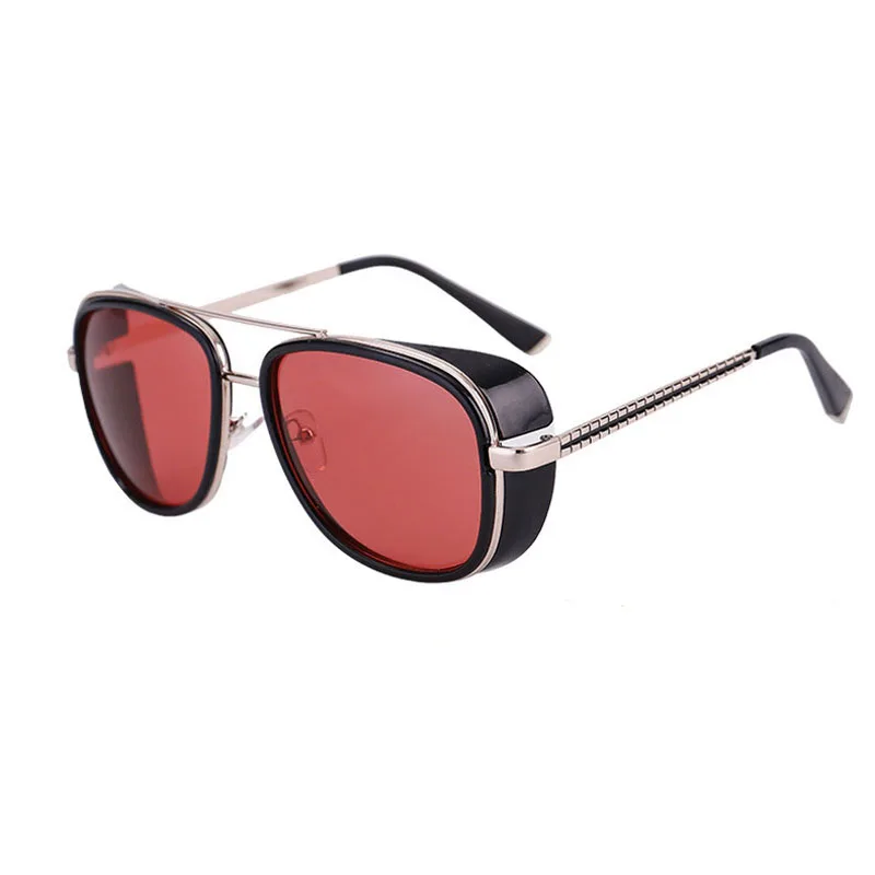 Мужские солнцезащитные очки в стиле стимпанк Tony Stark Iron Man Matsuda Ретро стиль lunette