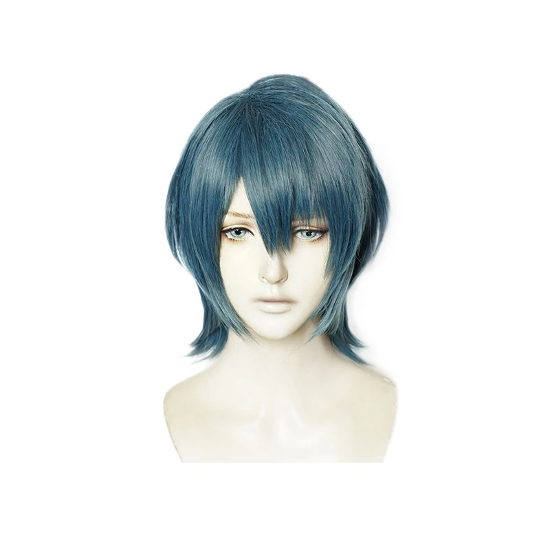 Fire Emblem: ThreeHouses Byleth парик Косплэй костюм синтетический термостойкий волос Для