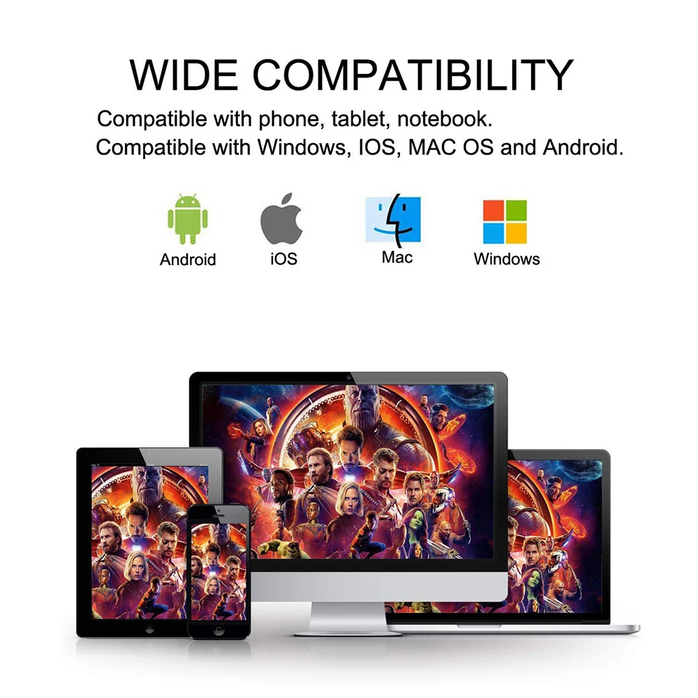 

G7 Plus 4K wifi Wireless Display 2.4G / 5G tv stick Mirroring Airplay Miracast TV display receiver dongle for ios android