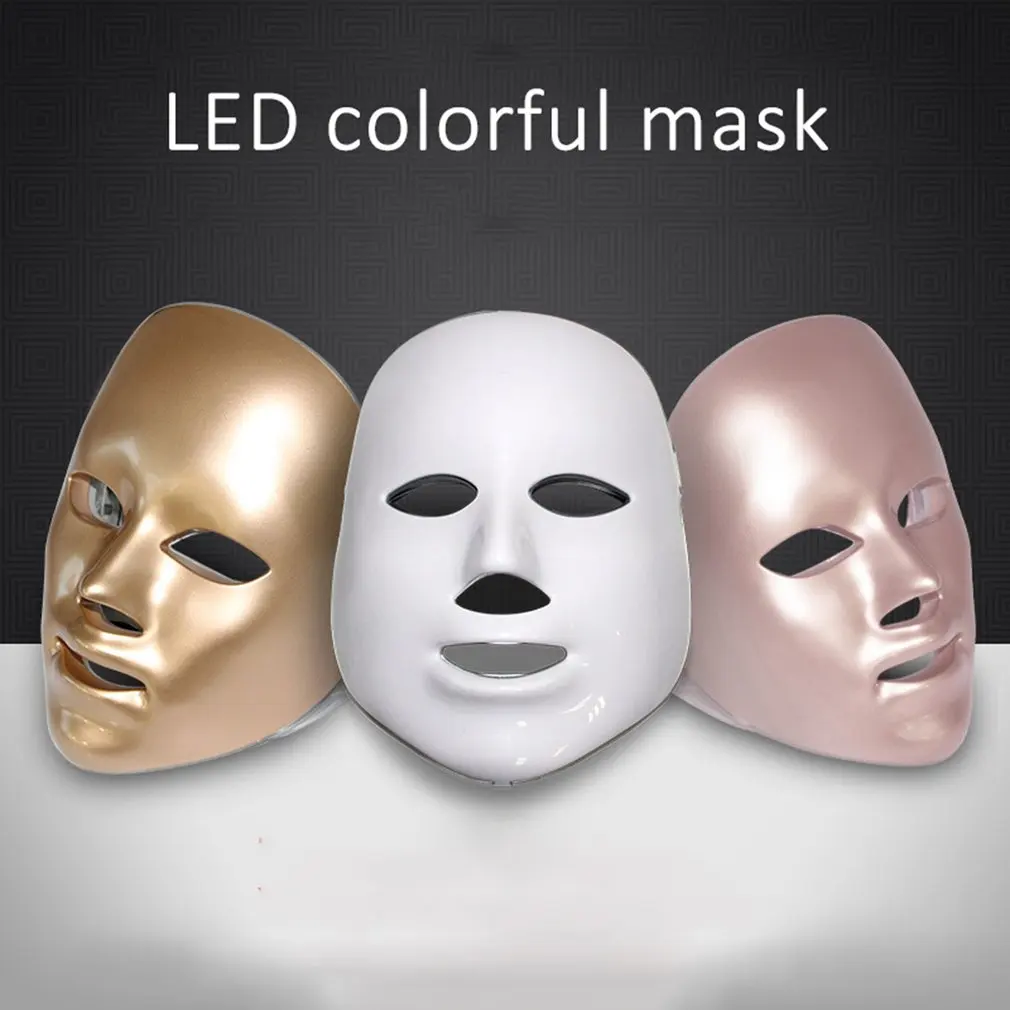 Оборудование для красоты Led Photon Home beauty Mask инструмент семь цветов фотонное