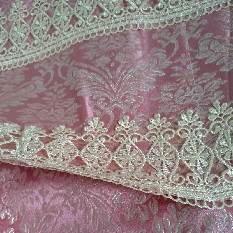 

Refrigerator Covers Dust Cover With Storage Bag Kitchen Decor Dustproof Cover Embroidery Lace 55*145/70*170