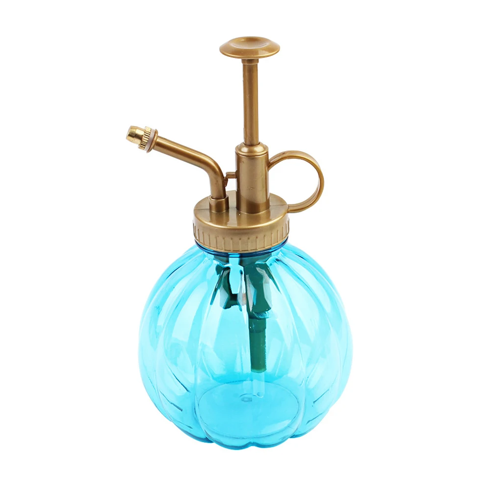 Пластиковый чайник для полива в форме тыквы садовый газона цветочный горшок воды