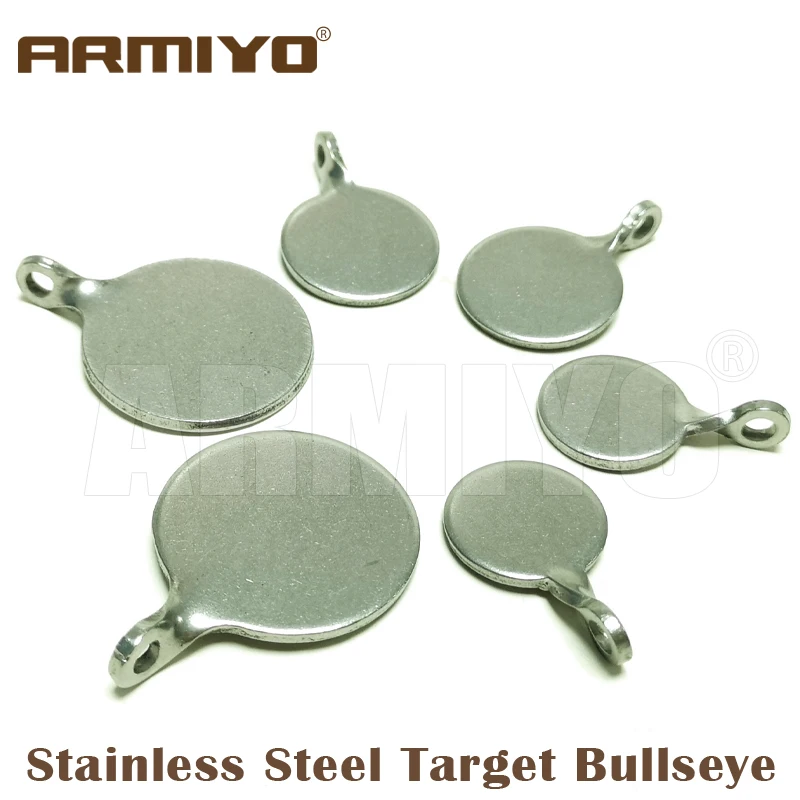 Armiyo Dia 4 см 3 2 5 из нержавеющей стали мишень Bullseye Охотничья катапульта страйкбол