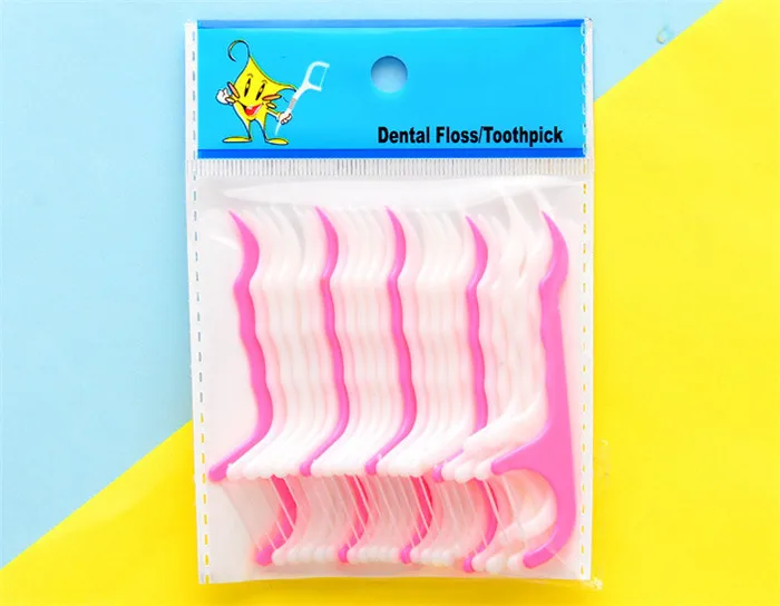 Большая Акция 20 шт пластиковый стоматологический Стик для зубной нити