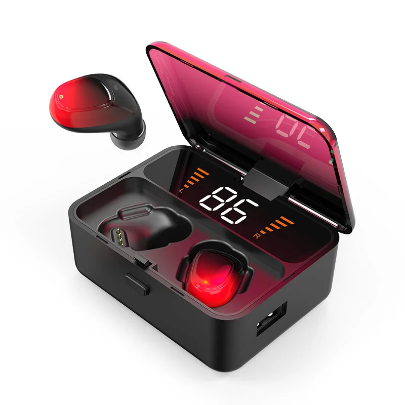 VIKEFON Bluetooth 5 0 наушники TWS IPX5 водонепроницаемые 3D стерео Беспроводные свободные