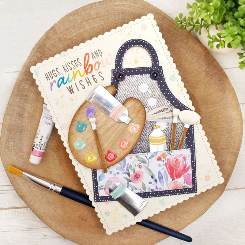 Металлические пресс-формы новинка 2021 Цветочная краска готовка садоводство