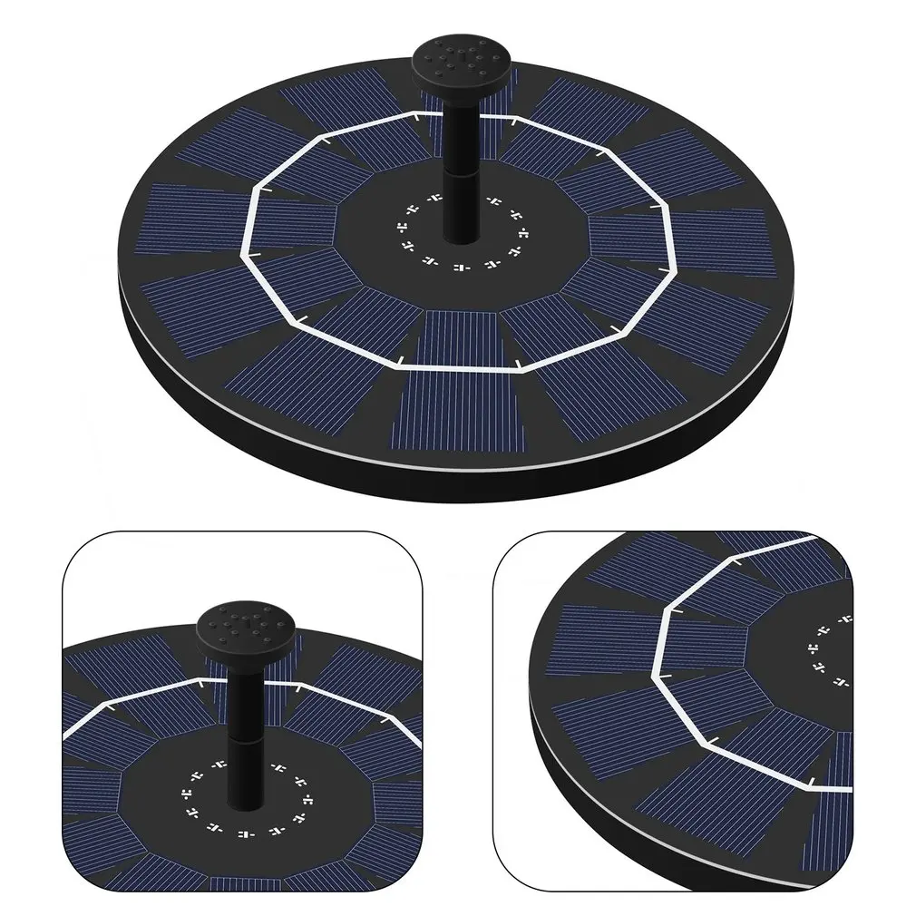 

Solar Fountain Solar Powered Fountain Garden Bird Bath Small Pond Floating Solar Fountain Pump Garden Decoration
