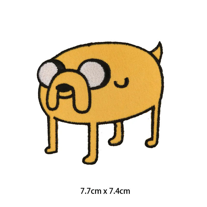 10 PCS Time Adventurer Finn and Jake Embroidered Iron On Patch the Dog Children Jacket Backpack DIY Clothing Accessories | Дом и сад