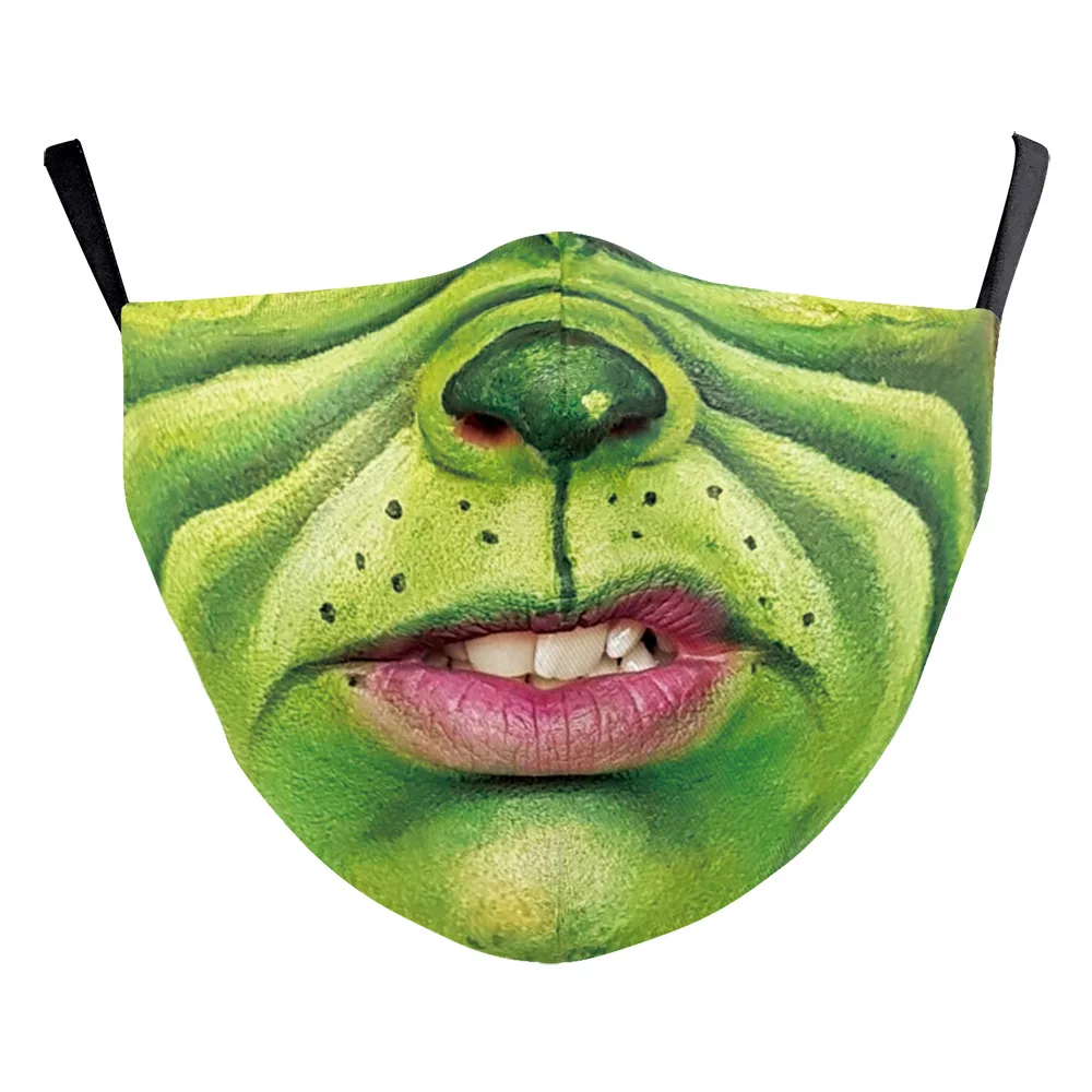 Как Гринч украл Рождество Косплэй уход за кожей лица маска против пыли маски для