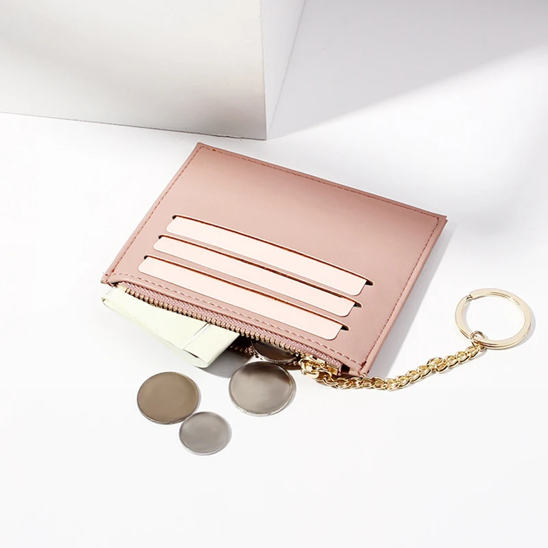 Женский маленький кошелек и сумочка для девочек короткий из искусственной кожи с