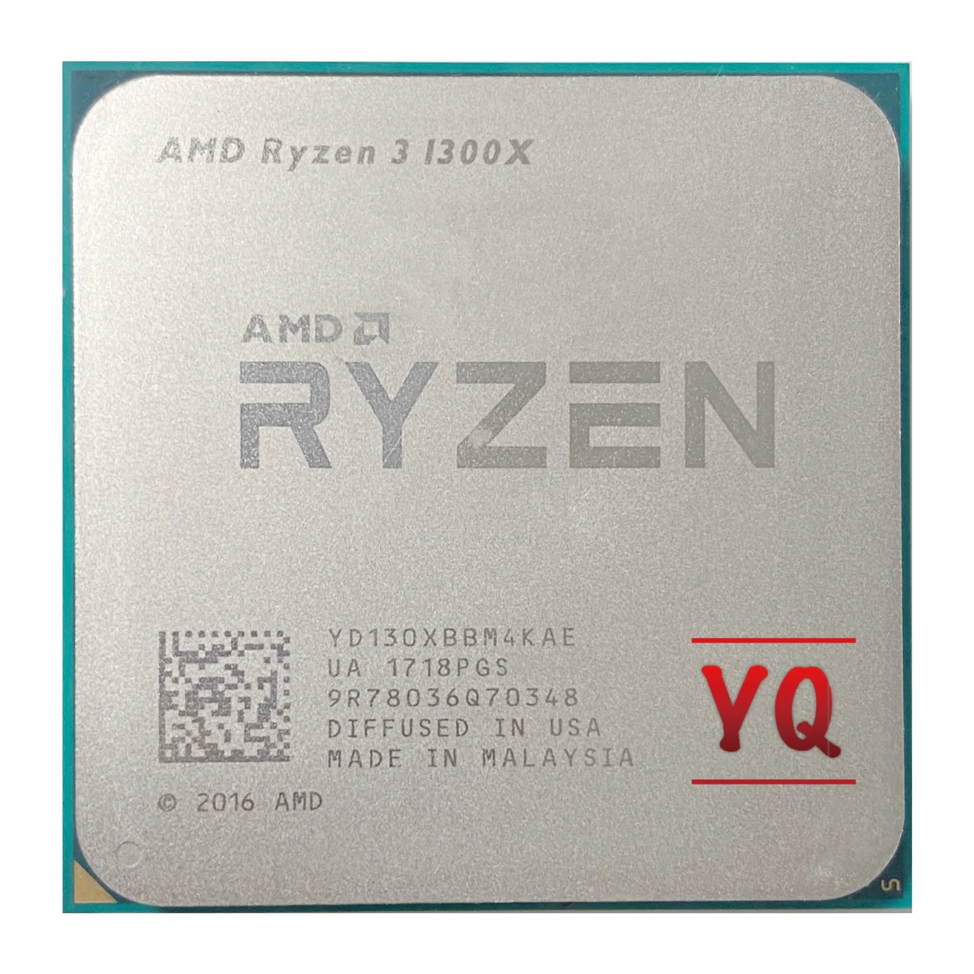 Четырехъядерный процессор AMD Ryzen 3 1300X R3 5 ГГц YD130XBBM4KAE разъем AM4 совместимый с 1200 |