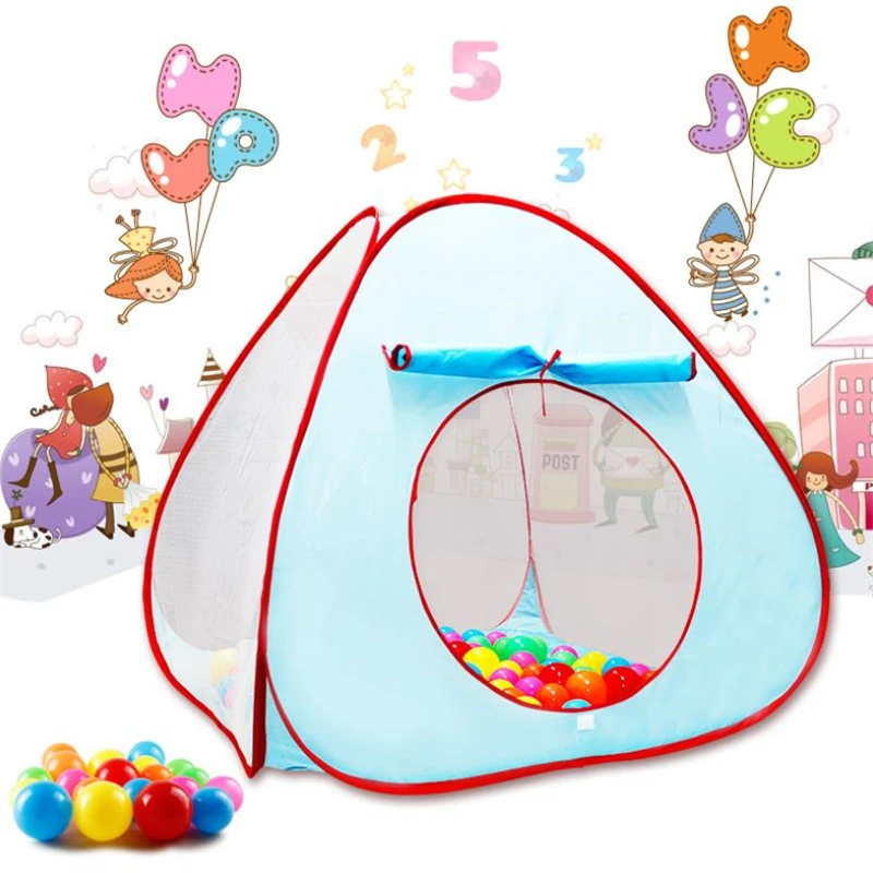 

Portable Kids Play Tent Children Indoor Outdoor Ocean Ball Pool Folding Cubby Toys Castle Enfant Room House Gift For Kids