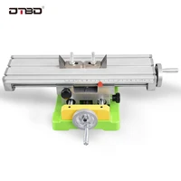mini precision multifunction worktable bg6350 bench vise fixture drill milling machine x and y axis adjustment coordinate table