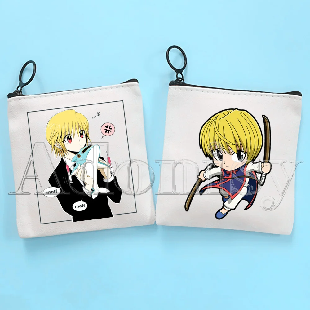 

Kurapika Canvas Coin Purse Coin Purse Collection Canvas Bag Small Wallet Zipper Key Bag Hand Gift