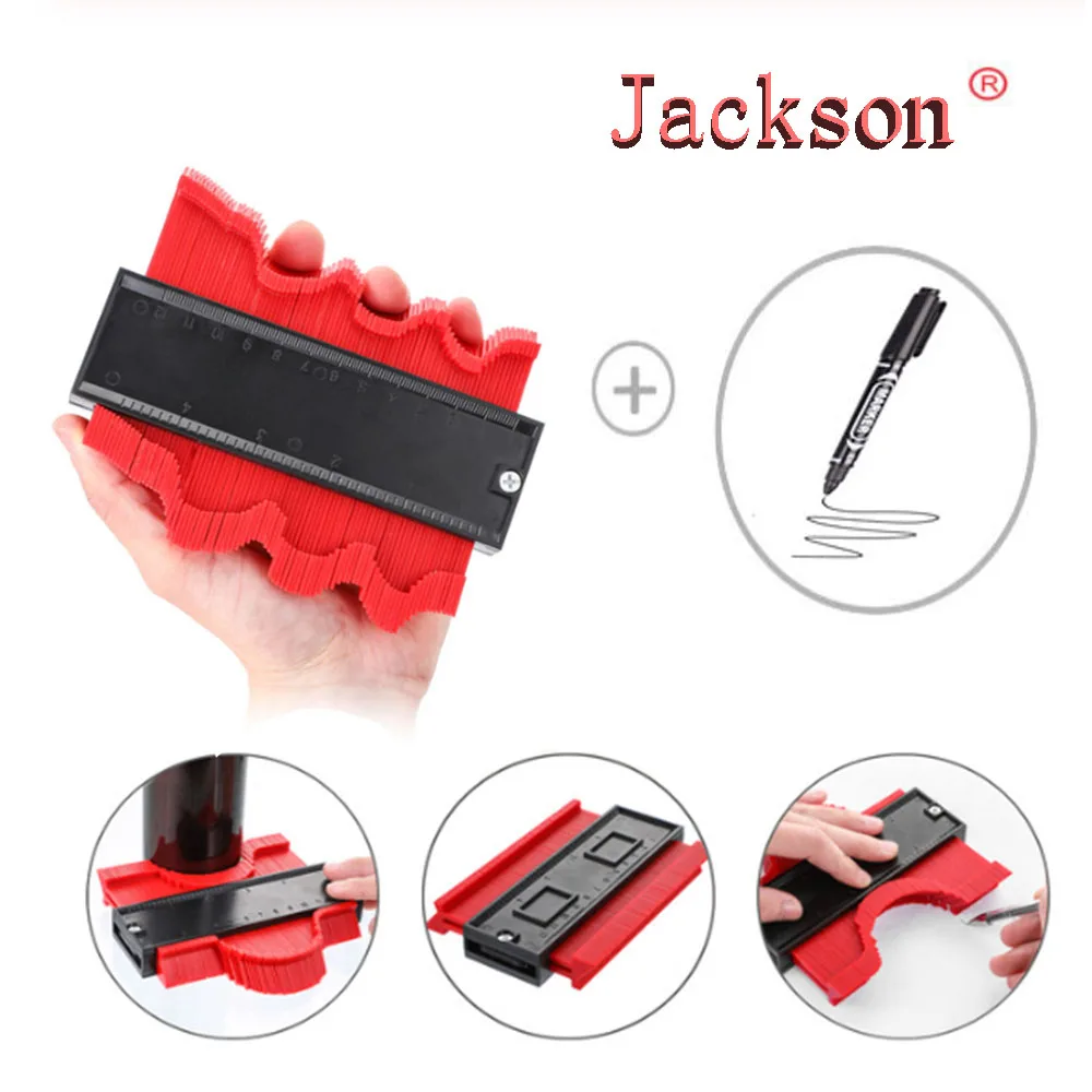 Новинка 5/10 дюйма пластиковый профиль копировальный контурный манометр