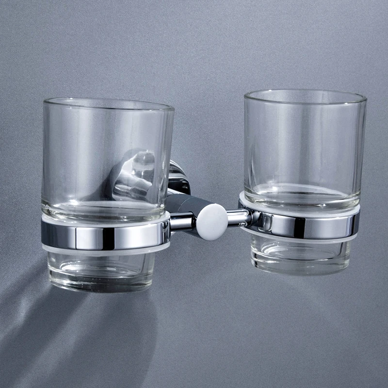 Хромированный набор аксессуаров для ванной комнаты держатель туалетной щетки из