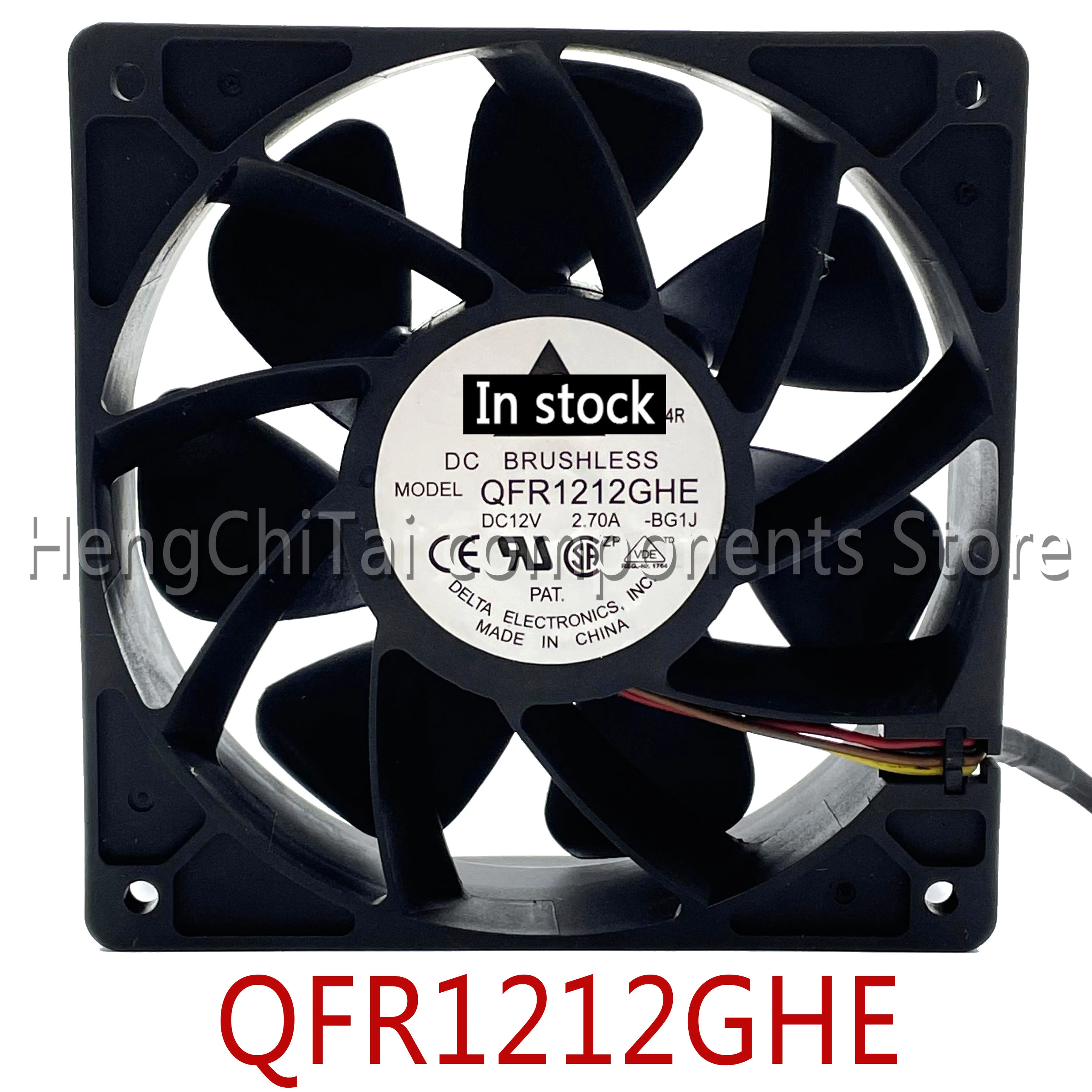 Оригинальный 100% рабочий QFR1212GHE 4P 12 В 12038 а 120 Вентилятор охлаждения сервера 120*38 мм Для Delta