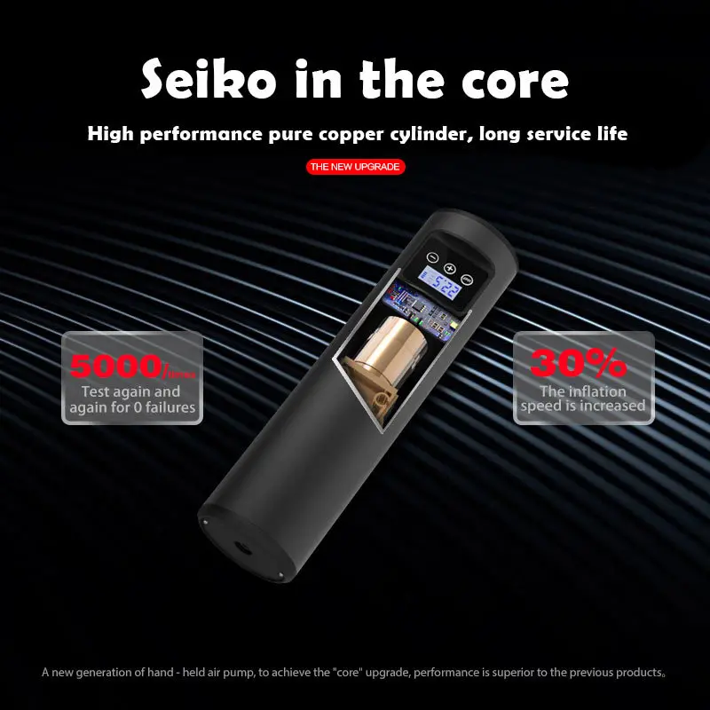 Comprar Bomba De Aire Recargable De 12V, Inflador De Neumáticos Inalámbrico, Compresor Portátil, Bomba De Llanta Para Coche, Motocicleta, Neumáticos De Bicicleta