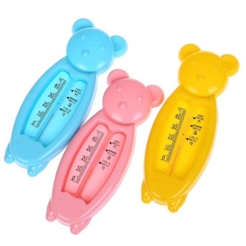 

1pc Cartoon fish Baby Water Thermometer Kid Bath Thermometer Toy Infant Toddler Plastic Tub Water Sensor temperatura ducha