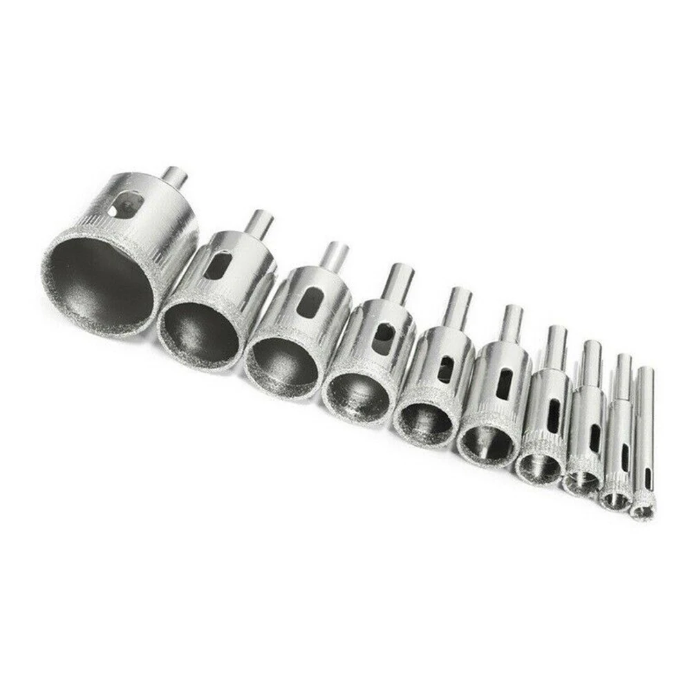 

10 pcs Diamond Hole Saw Kit Hole Saws Drill Diamond coating High Quality