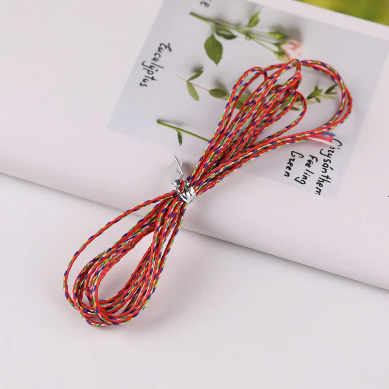 

10 meters diy Jewelry accessories, hand-woven material, five-color colored jade line