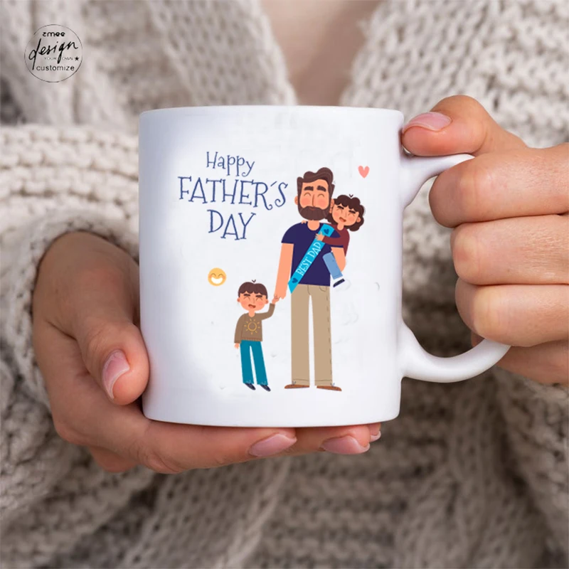 Кофе кружки Fathers Day Подарки кружка Керамика Смешные изготовленная на заказ фото