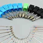 1 шт. Алмазная дрель для ногтей Вращающаяся головка электрические фрезы пилки для маникюрной машинки аксессуары для кутикулы