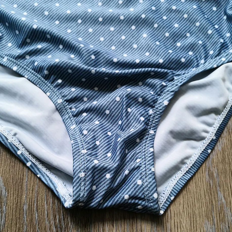 Женский слитный купальник детский в горошек купальные костюмы для