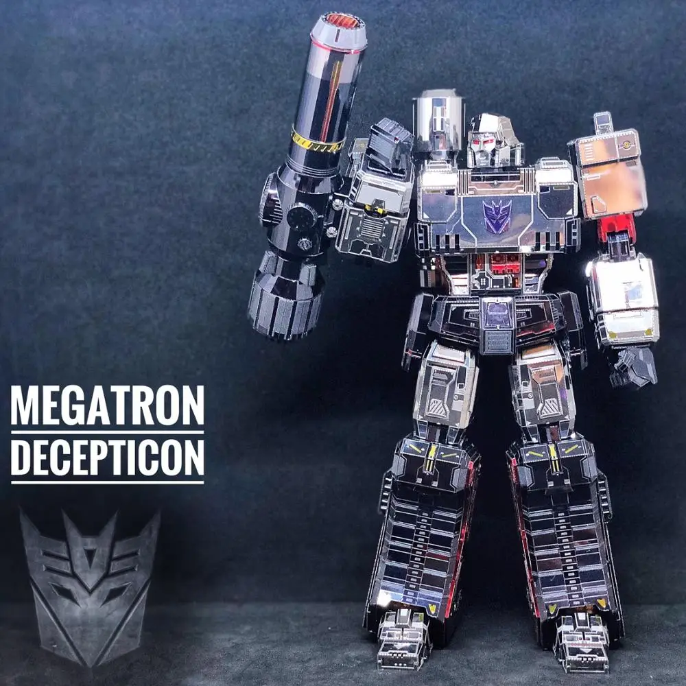 Металлический 3D пазл MU G1 Классическая модель робота сделай сам сборная Лазерная