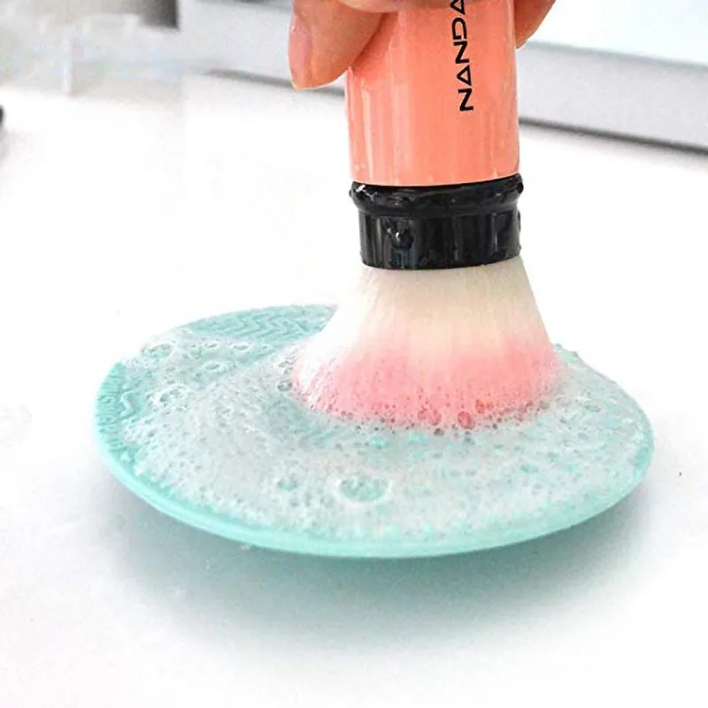 Силиконовая присоска для чистки карандашей косметический скраб Кисть макияжа