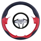 Оплетка из искусственной кожи ручной работы для Hyundai Solaris, Verna i20 2008-2012, Accent