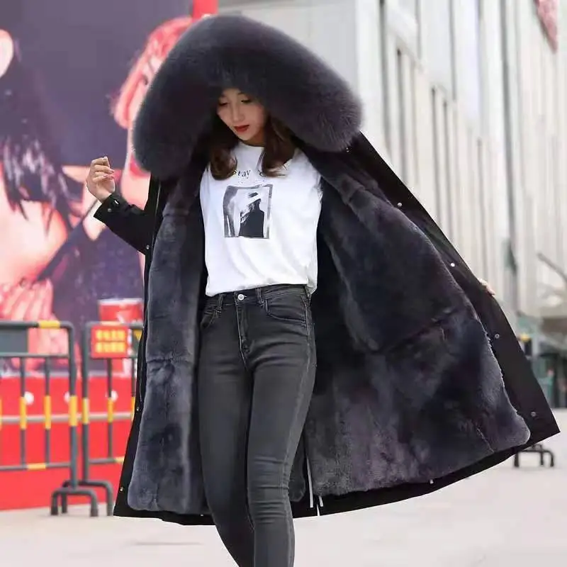 Coldker 2020 Новинка женские зимние Плотные хлопковые пальто парки Зимняя женская