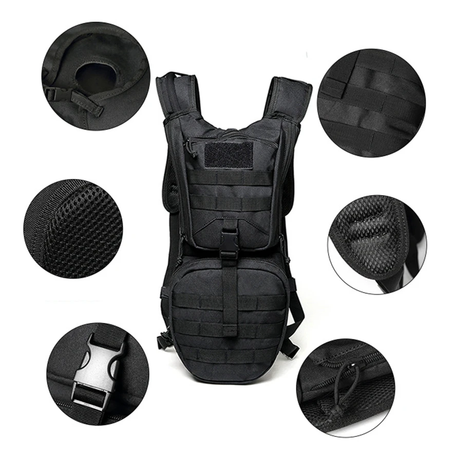 Военная Тактическая Сумка сумка на бутылку с водой Рюкзак MOLLE переносной Для Езды