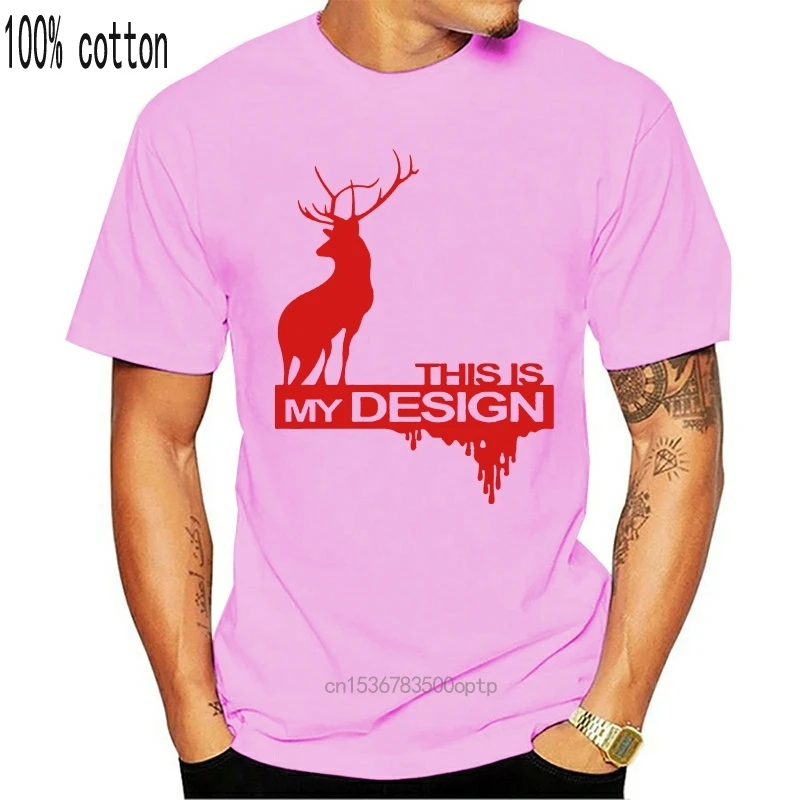 Это мой дизайн Ганнибал мужские 3D футболки крутая одежда с коротким рукавом