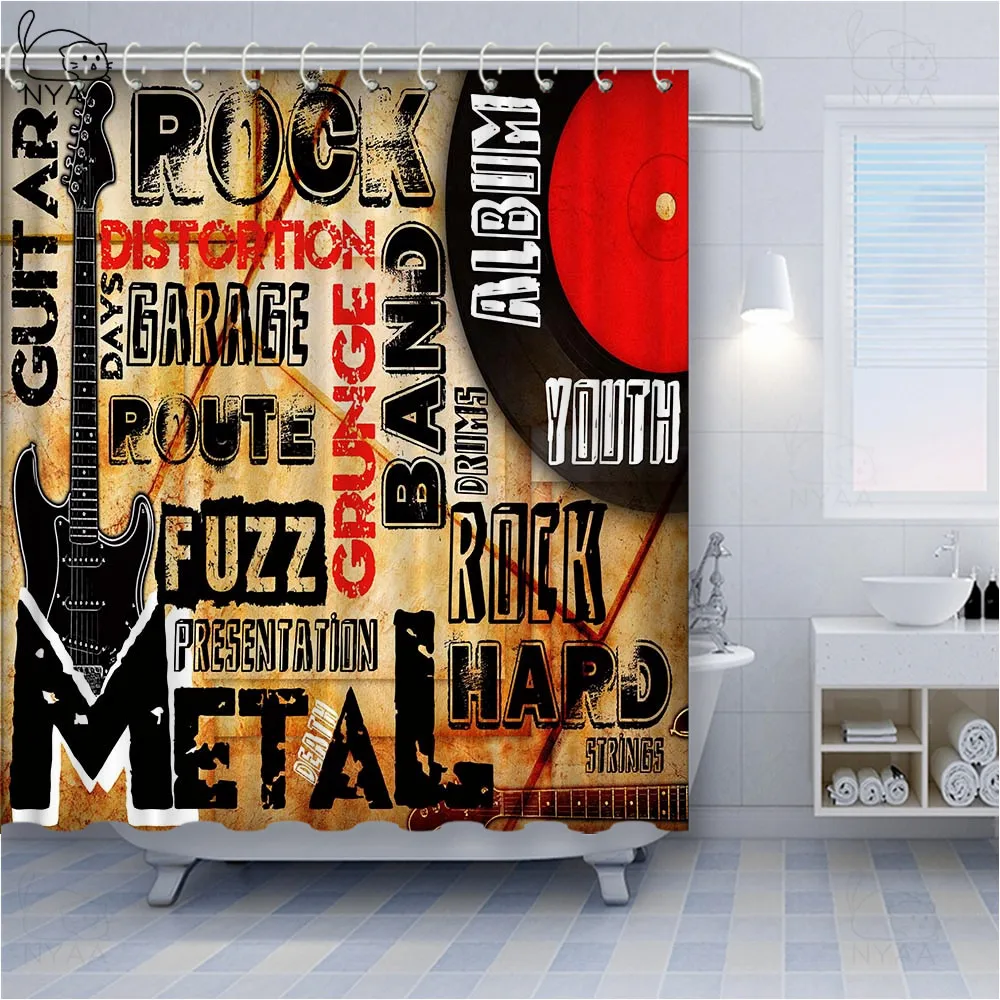 Vixm музыкальный Декор занавеска для душа фанки Фрактальный геометрический