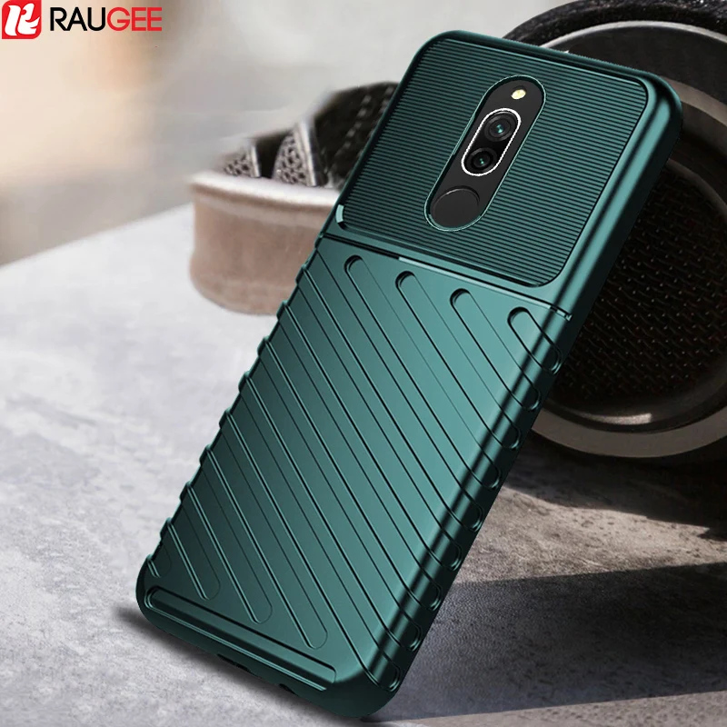 Защитный чехол для Redmi 8 8A роскошный противоударный бампер телефона силиконовый