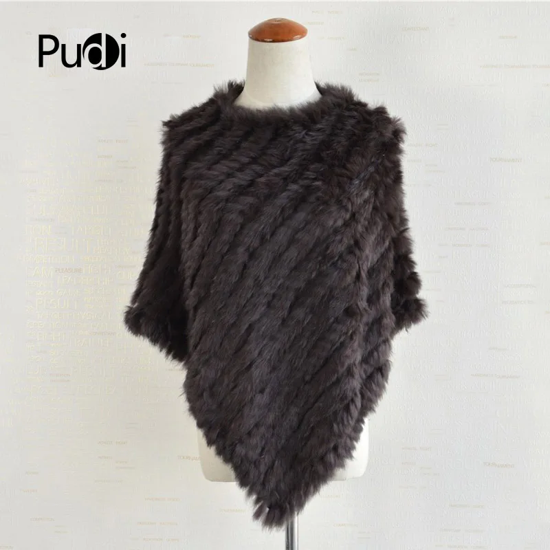 

11 Colors Genuine Fur Shawls/jackets Real Rabbit Fur Knitted Pashmina Scarf New Wholesale Price CK701