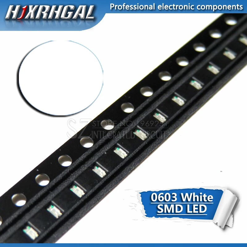 1 шт. белые 0603 светодиодные диоды smd свет новые и оригинальные hjxrhgal | Электронные