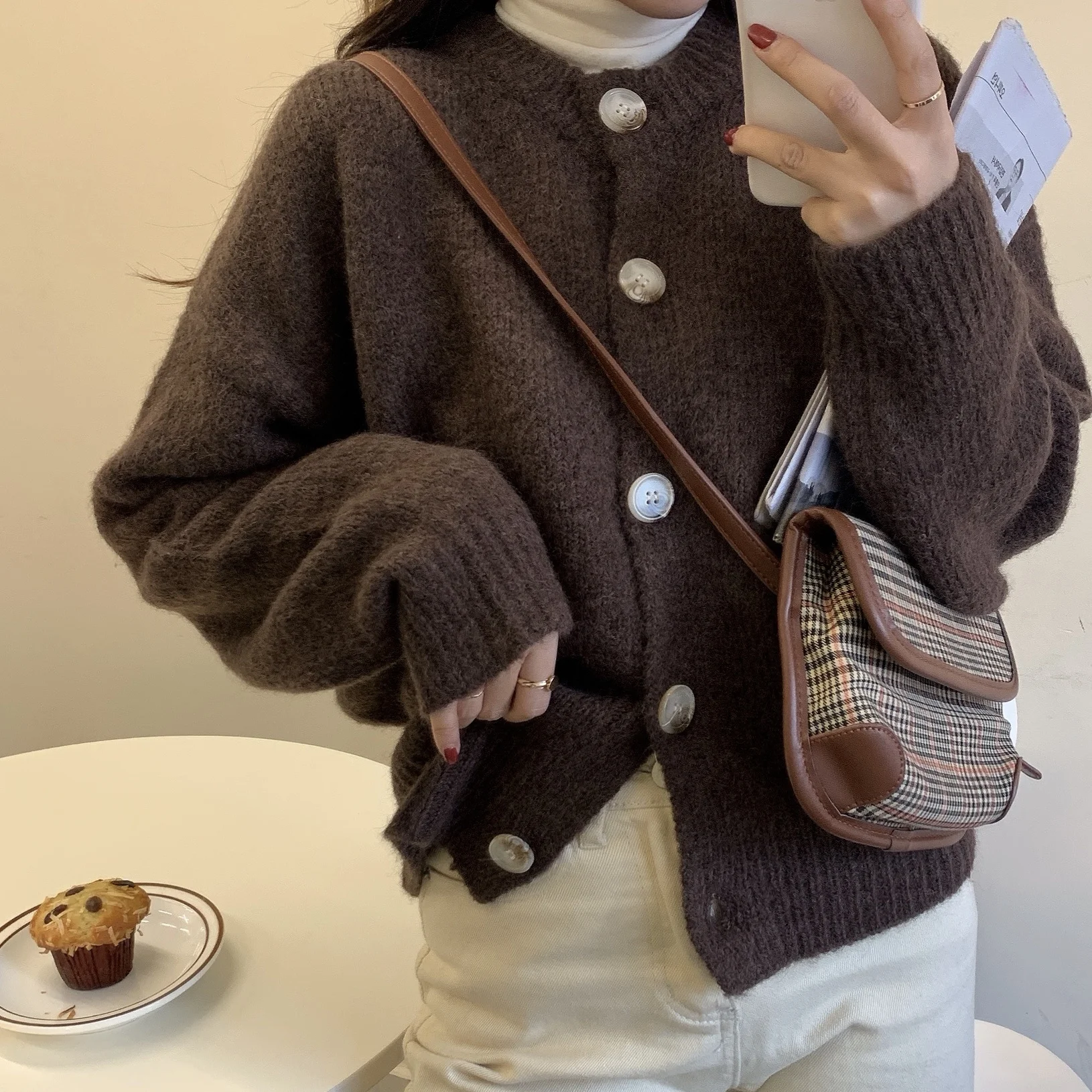 Осень 2021 зимний свитер женские топы вязаный пуловер женская мягкая теплая