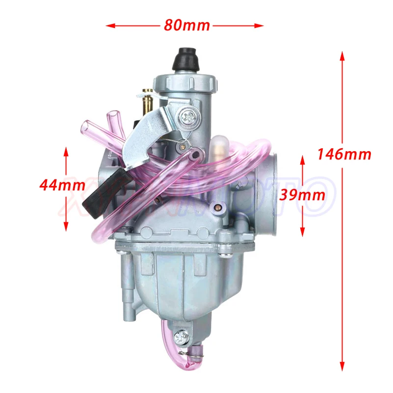 Комплект карбюратора VM22 26 мм подходит для всасывающей трубы Mikuni 110cc 125cc 140cc