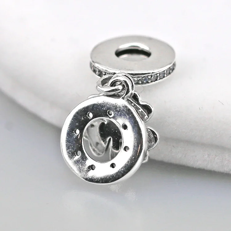 Подвеска из настоящего стерлингового серебра 925 пробы четырехлистный клевер и